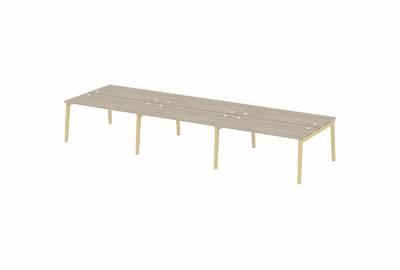 Рабочая станция на деревянных опорах Onix wood OW.D.RS-6.4.7
