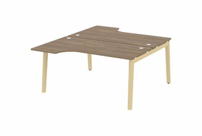 Рабочая станция на деревянных опорах Onix wood OW.D.SA-1
