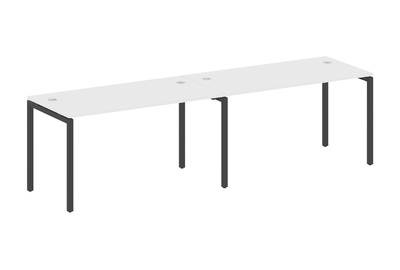 Бенч-стол на 2 раб.места на П-образном м/к Metal system quattro 40x40 40БП.СМ-2.3