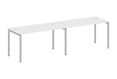 Бенч-стол на 2 раб.места на П-образном м/к Metal system quattro 40x40 40БП.СМ-2.3
