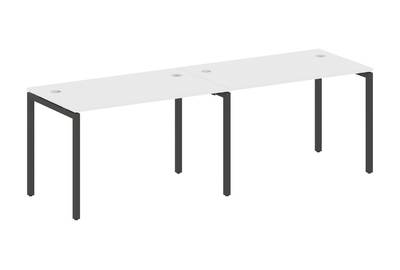 Бенч-стол на 2 раб.места на П-образном м/к Metal system quattro 40x40 40БП.СМ-2.2