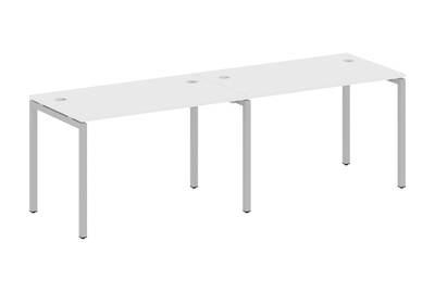 Бенч-стол на 2 раб.места на П-образном м/к Metal system quattro 40x40 40БП.СМ-2.2