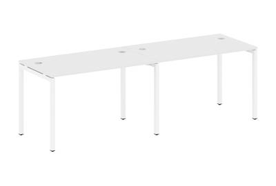 Бенч-стол на 2 раб.места на П-образном м/к Metal system quattro 40x40 40БП.СМ-2.2