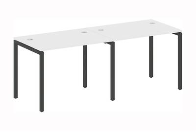 Бенч-стол на 2 раб.места на П-образном м/к Metal system quattro 40x40 40БП.СМ-2.1