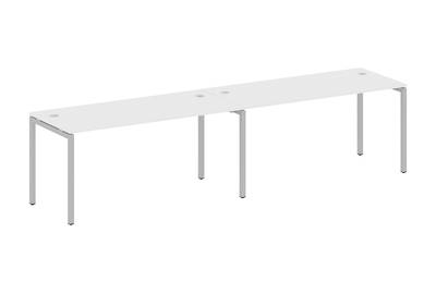 Бенч-стол на 2 раб.места на П-образном м/к Metal system quattro 40x40 40БП.СМ-2.4