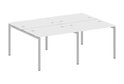 Бенч-стол на 4 раб.места на П-образном м/к Metal system quattro 40x40 40БП.СМ-4.1