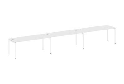 Бенч-стол на 3 раб.места на П-образном м/к Metal system quattro 40x40 40БП.СМ-3.5