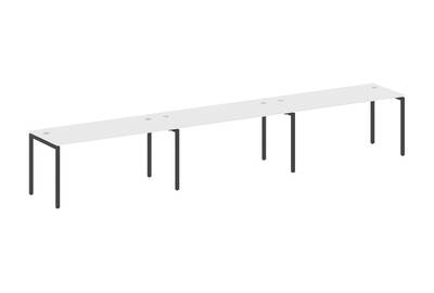 Бенч-стол на 3 раб.места на П-образном м/к Metal system quattro 40x40 40БП.СМ-3.4