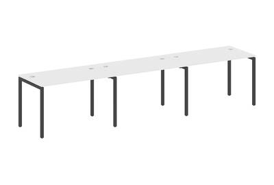 Бенч-стол на 3 раб.места на П-образном м/к Metal system quattro 40x40 40БП.СМ-3.2