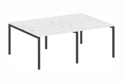Бенч-стол на 4 раб.места на П-образном м/к Metal system quattro 40x40 40БП.СМ-4.1