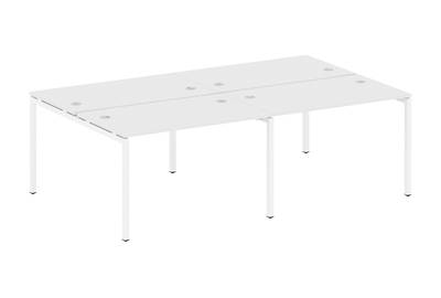 Бенч-стол на 4 раб.места на П-образном м/к Metal system quattro 40x40 40БП.СМ-4.2