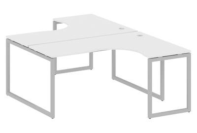 Бенч-стол криволинейный на О-образном м/к Metal system quattro 40x40 40БО.РАС-СА-2.4