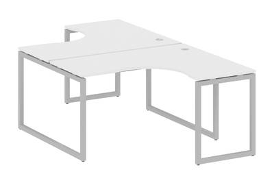 Бенч-стол криволинейный на О-образном м/к Metal system quattro 40x40 40БО.РАС-СА-2.3