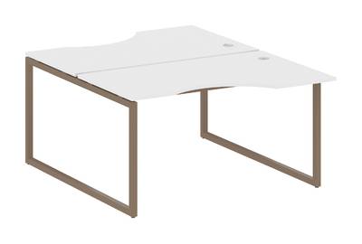 Бенч-стол криволинейный на О-образном м/к Metal system quattro 40x40 40БО.РАС-СА-2.2