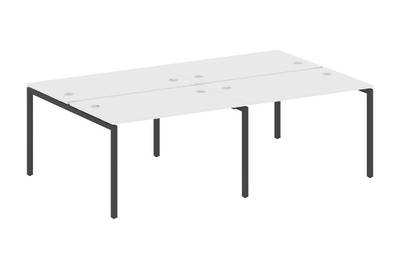 Бенч-стол на 4 раб.места на П-образном м/к Metal system quattro 40x40 40БП.СМ-4.2