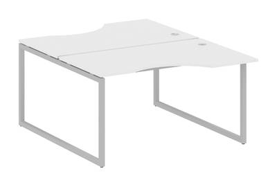 Бенч-стол криволинейный на О-образном м/к Metal system quattro 40x40 40БО.РАС-СА-2.2