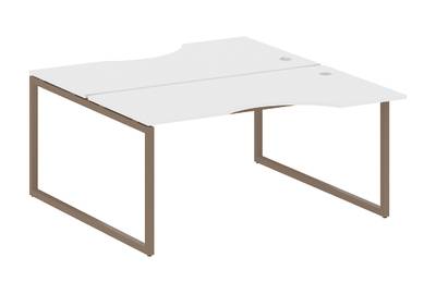 Бенч-стол криволинейный на О-образном м/к Metal system quattro 40x40 40БО.РАС-СА-2.1
