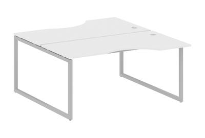 Бенч-стол криволинейный на О-образном м/к Metal system quattro 40x40 40БО.РАС-СА-2.1