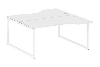 Бенч-стол криволинейный на О-образном м/к Metal system quattro 40x40 40БО.РАС-СА-2.1