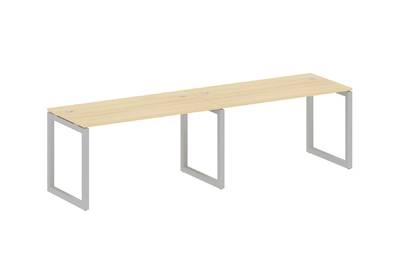Бенч-стол на 2 раб.места на О-образном м/к Metal system quattro 50x50 50БО.СМ-2.3