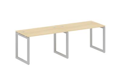 Бенч-стол на 2 раб.места на О-образном м/к Metal system quattro 50x50 50БО.СМ-2.2