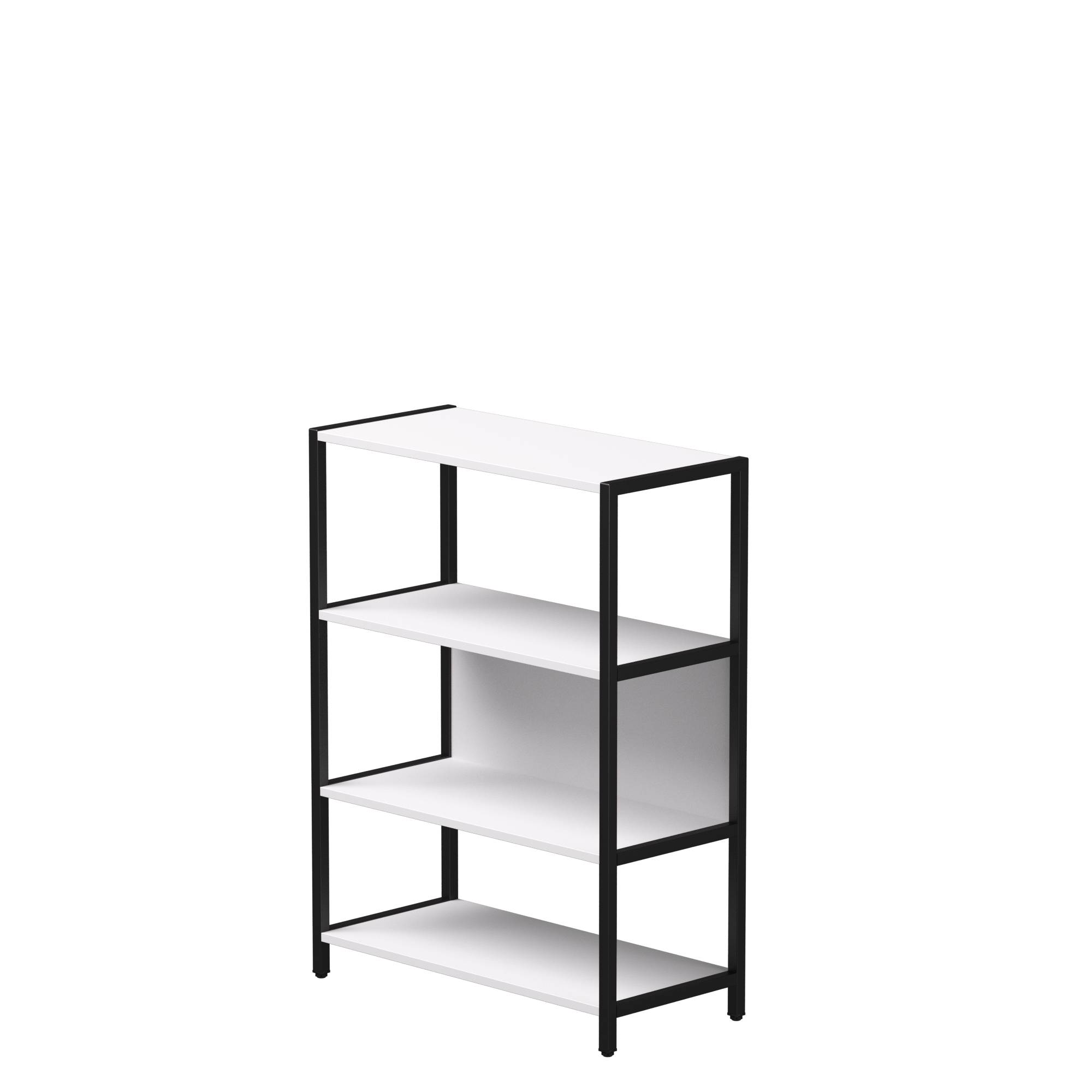 Стеллаж металлический средний Everprof EVO 830х385×1120 Белый/Черный