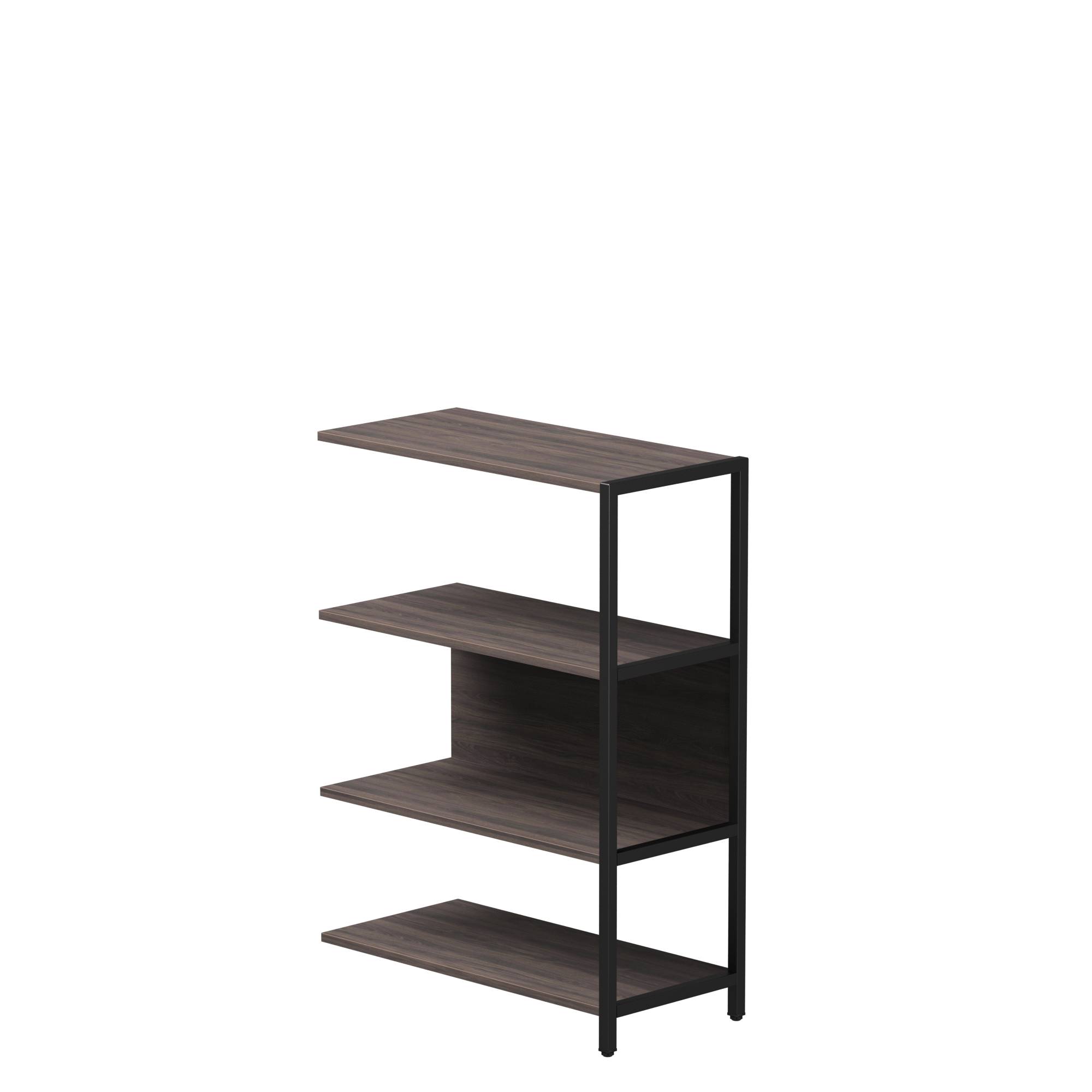 Полустеллаж металлический средний Everprof EVO 805х385×1120 Дуб Пасадена/Черный