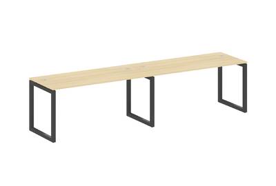 Бенч-стол на 2 раб.места на О-образном м/к Metal system quattro 50x50 50БО.СМ-2.4