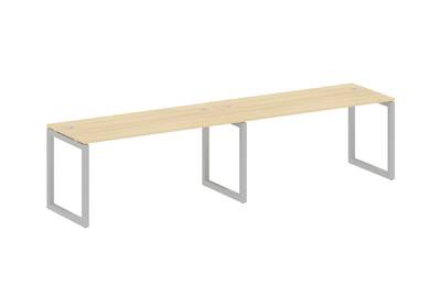 Бенч-стол на 2 раб.места на О-образном м/к Metal system quattro 50x50 50БО.СМ-2.4