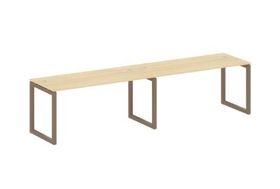 Бенч-стол на 2 раб.места на О-образном м/к Metal system quattro 50x50 50БО.СМ-2.4