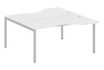 Бенч-стол криволинейный на П-образном м/к Metal system quattro 40x40 40БП.РАС-СА-2.1