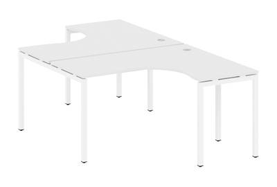 Бенч-стол криволинейный на П-образном м/к Metal system quattro 40x40 40БП.РАС-СА-2.3