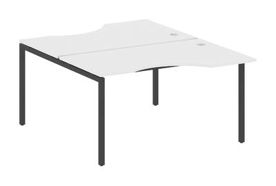 Бенч-стол криволинейный на П-образном м/к Metal system quattro 40x40 40БП.РАС-СА-2.2