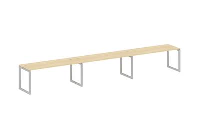 Бенч-стол на 3 раб.места на О-образном м/к Metal system quattro 50x50 50БО.СМ-3.5