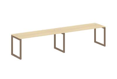 Бенч-стол на 2 раб.места на О-образном м/к Metal system quattro 50x50 50БО.СМ-2.5