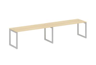 Бенч-стол на 2 раб.места на О-образном м/к Metal system quattro 50x50 50БО.СМ-2.5
