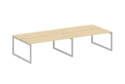 Бенч-стол на 4 раб.места на О-образном м/к Metal system quattro 50x50 50БО.СМ-4.5