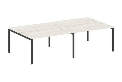 Бенч-стол на 4 раб.места на П-образном м/к Metal system quattro 40x40 40БП.СМ-4.3