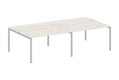 Бенч-стол на 4 раб.места на П-образном м/к Metal system quattro 40x40 40БП.СМ-4.3