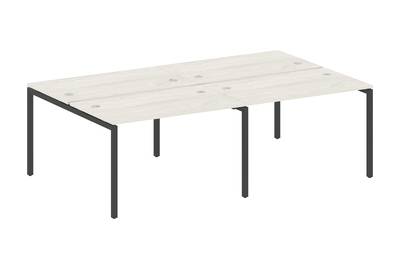 Бенч-стол на 4 раб.места на П-образном м/к Metal system quattro 40x40 40БП.СМ-4.2