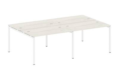 Бенч-стол на 4 раб.места на П-образном м/к Metal system quattro 40x40 40БП.СМ-4.2