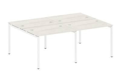Бенч-стол на 4 раб.места на П-образном м/к Metal system quattro 40x40 40БП.СМ-4.1