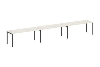 Бенч-стол на 3 раб.места на П-образном м/к Metal system quattro 40x40 40БП.СМ-3.5