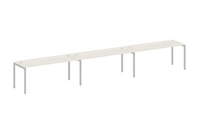 Бенч-стол на 3 раб.места на П-образном м/к Metal system quattro 40x40 40БП.СМ-3.5