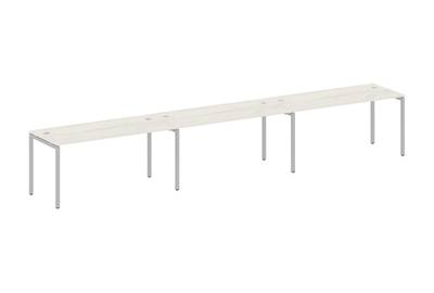 Бенч-стол на 3 раб.места на П-образном м/к Metal system quattro 40x40 40БП.СМ-3.4