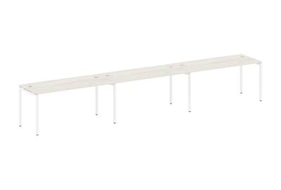 Бенч-стол на 3 раб.места на П-образном м/к Metal system quattro 40x40 40БП.СМ-3.4