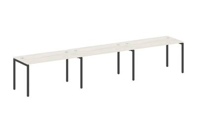 Бенч-стол на 3 раб.места на П-образном м/к Metal system quattro 40x40 40БП.СМ-3.3