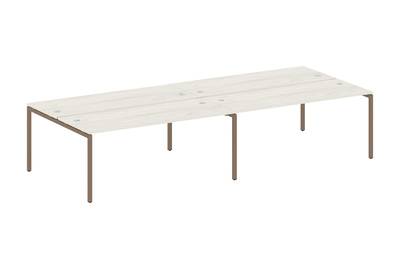 Бенч-стол на 4 раб.места на П-образном м/к Metal system quattro 40x40 40БП.СМ-4.5