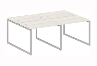 Бенч-стол на 4 раб.места на О-образном м/к Metal system quattro 40x40 40БО.СМ-4.1