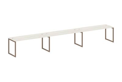 Бенч-стол на 3 раб.места на О-образном м/к Metal system quattro 40x40 40БО.СМ-3.5